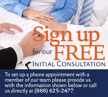 Sign up for our FREE Initial Consultation